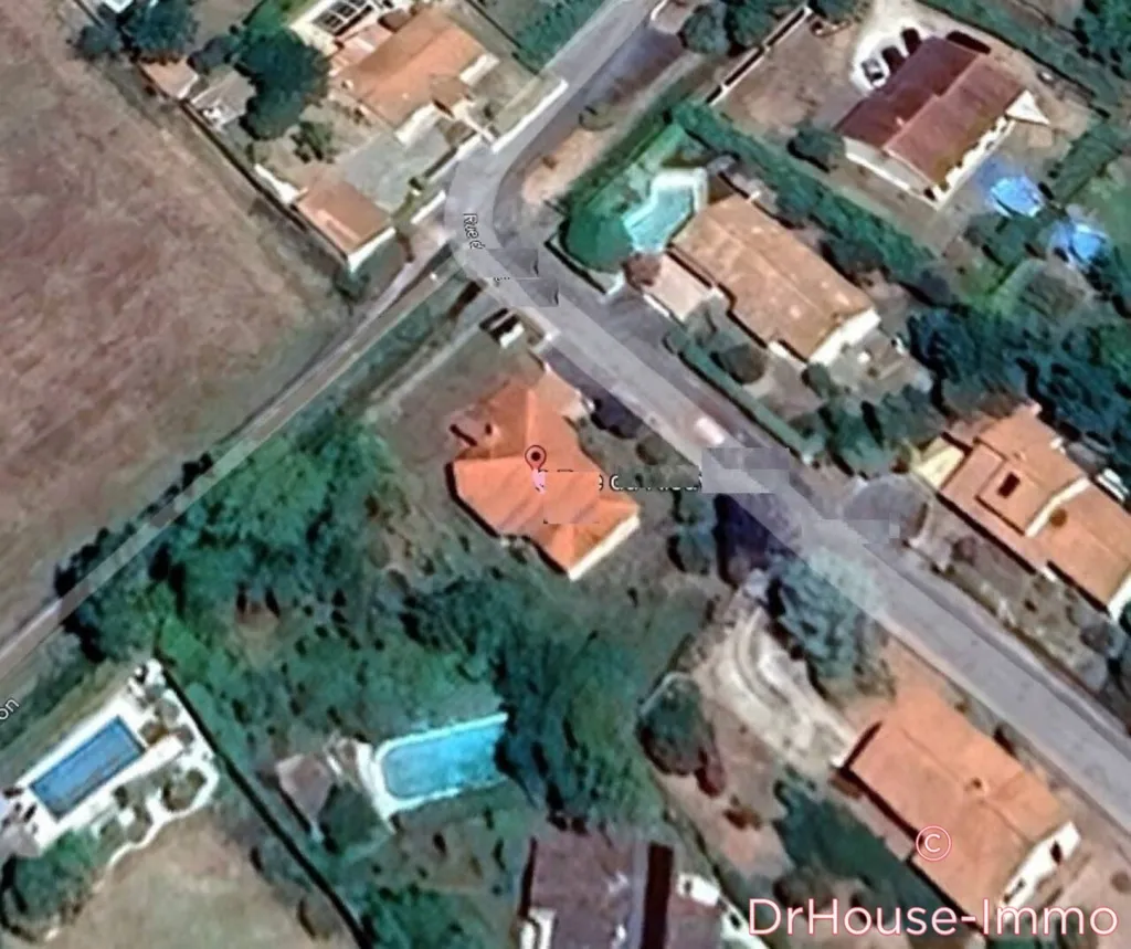 Õhuvaade - Single-Storey Villa with Garden in Fonsorbes
