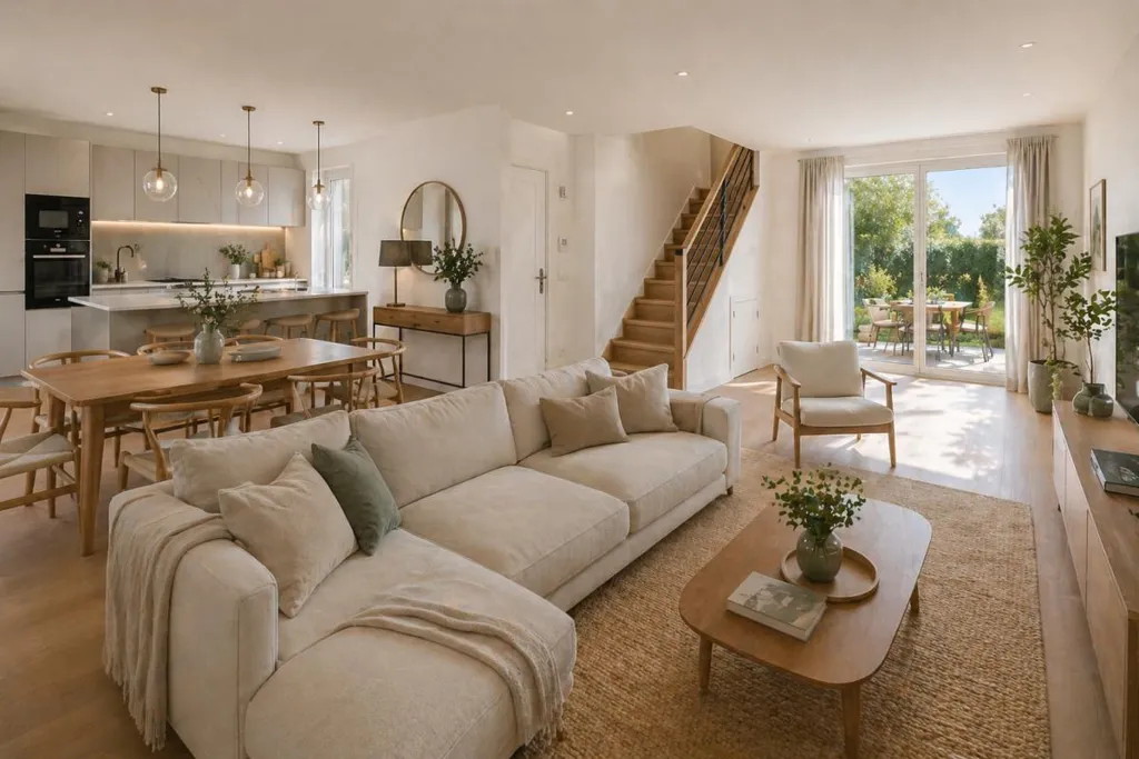 Séjour - Duplex 3 Pièces avec Terrasse et Parking à Meudon