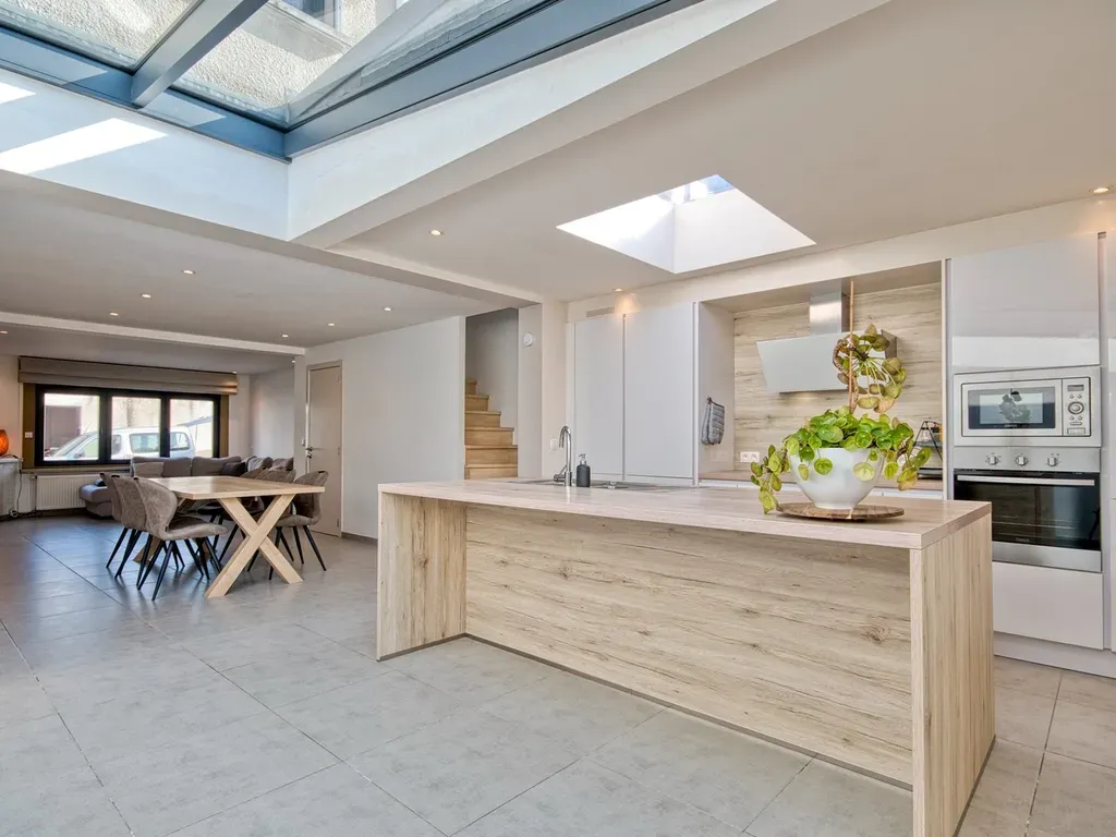 Köök - Renovated House with Terrace in Bredene