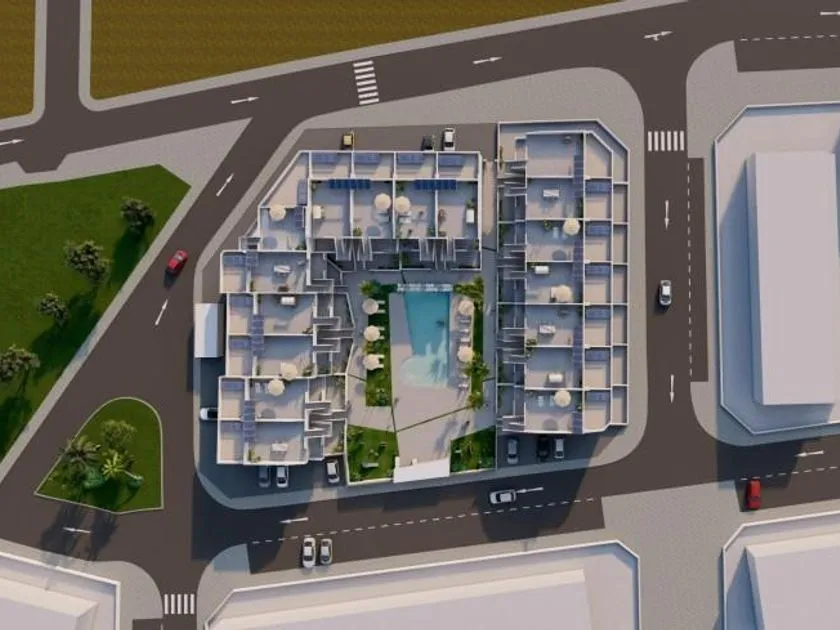 Planimetria - New Bungalows with Pool in Roldán, Murcia