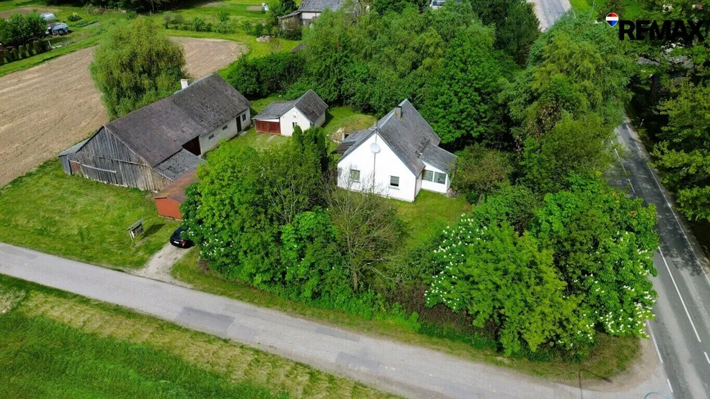 Vista aerea - House with Garden in Pasvalys District