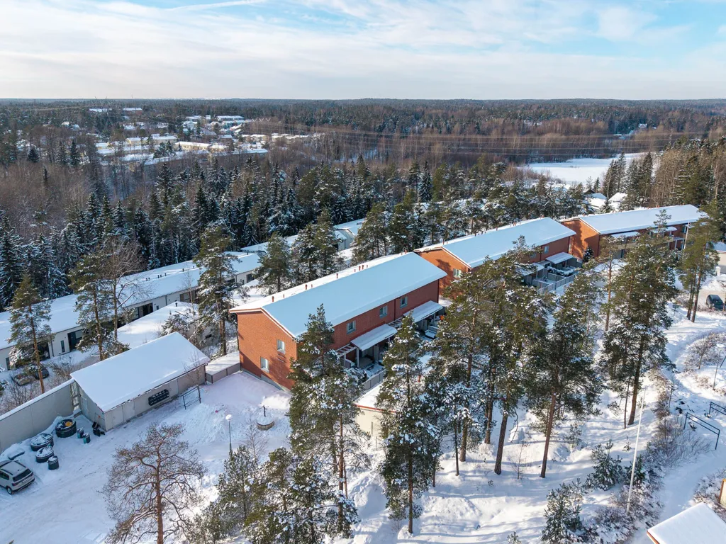 Vista aerea - Modern Flat with Private Yard in Espoo
