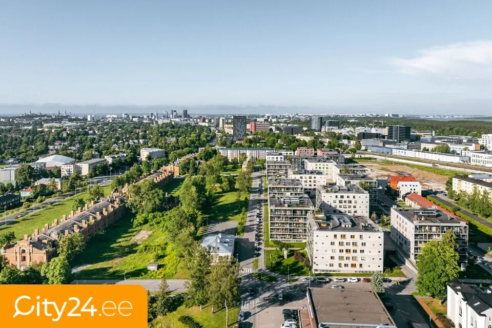 Aerial - Apartment with Sauna and Balcony in Kristiine