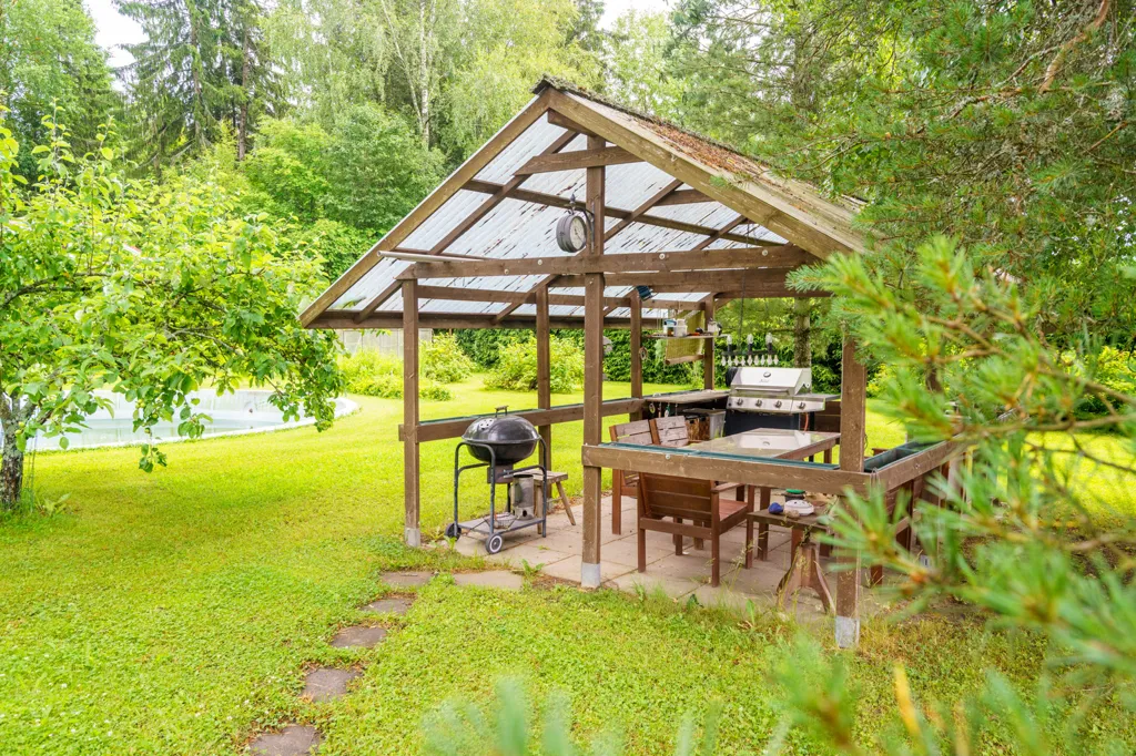 Terrasse - Detached House with Pool in Kuusto