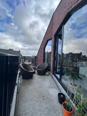 Balcony - Duplex Apartment with Terraces in Gistel