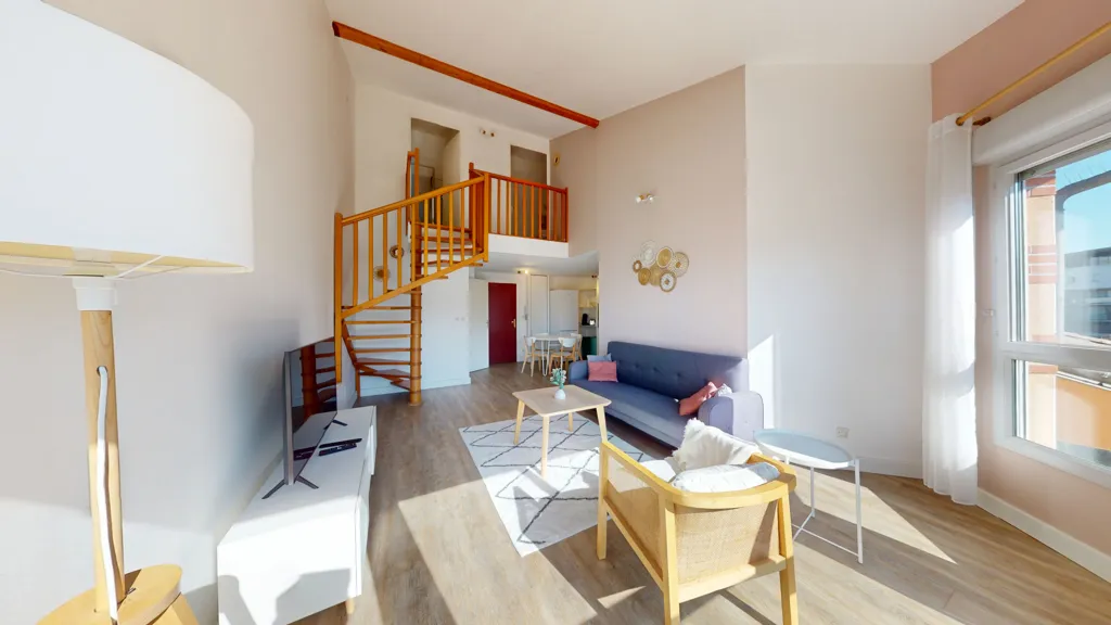 Séjour - Appartement T3 avec Piscine à Borderouge