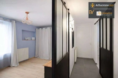 Hallway - Renovated Longère with Pool in Vignoc