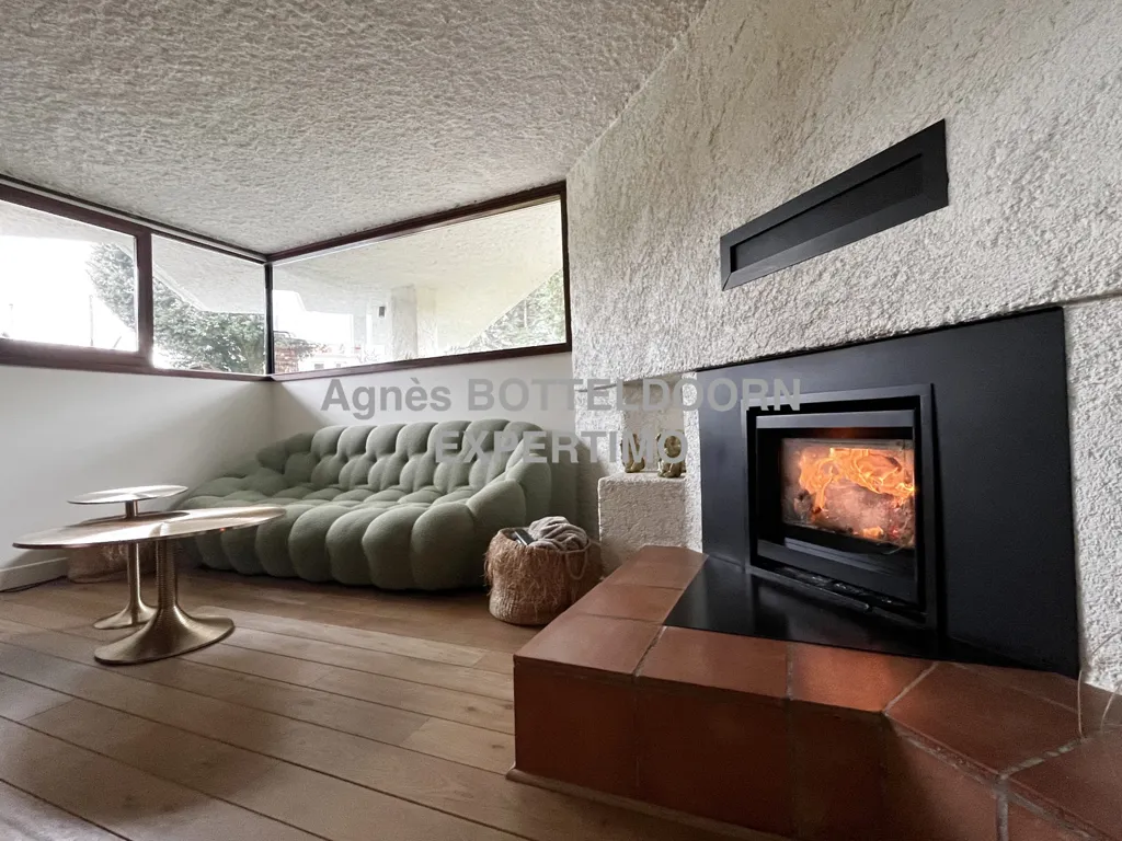 Séjour - Maison d'Architecte avec Piscine à Odos