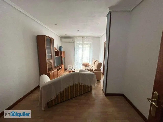 Living Room - Three-Bedroom Flat with Balcony in Latina