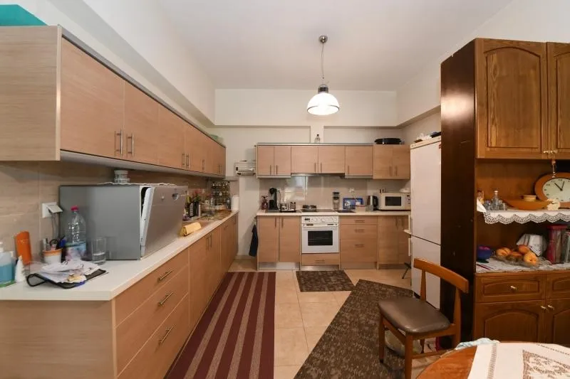 Cuisine - Three-Bedroom House with Garden in Kallithea, Serres