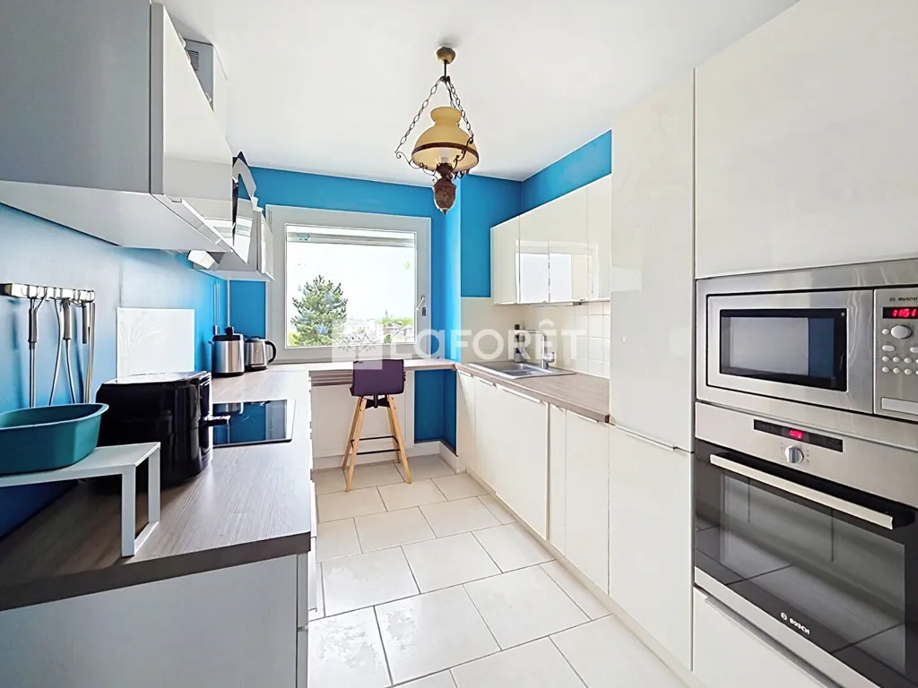 Köök - Apartment with Rooftop Terrace in Rouen