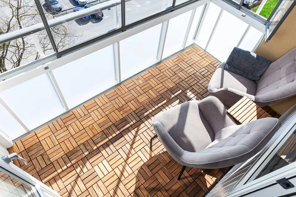 Vue aérienne - Apartment with Balcony in Skåne