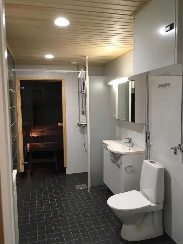 Salles de bain - Spacious Flat with Balcony in Rovaniemi Centre