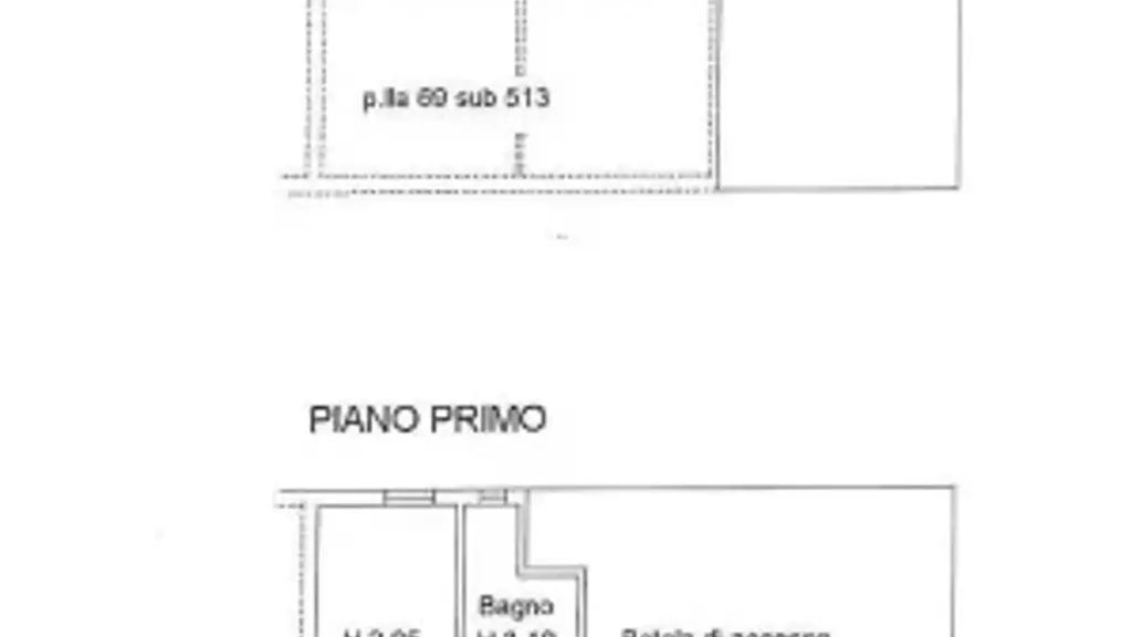 Planimetria - Appartamento ristrutturato con posto auto a Empoli
