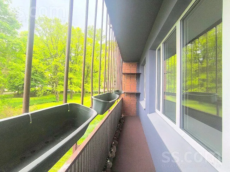 Balcon - Bright 1-Bedroom Flat with Balcony in Riga