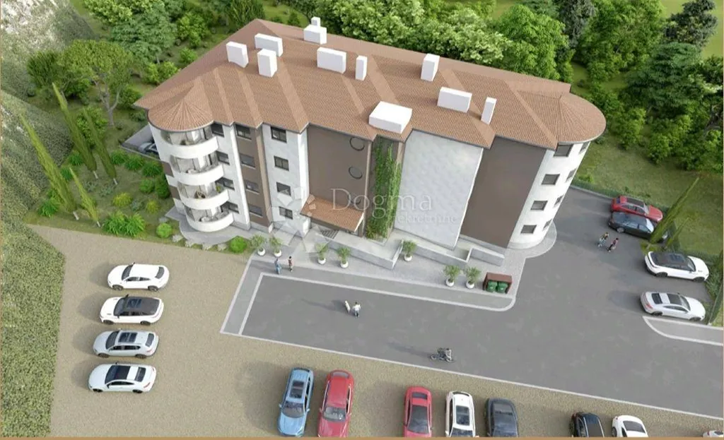 Vista aerea - Apartment with Terrace in Monte Zaro, Pula