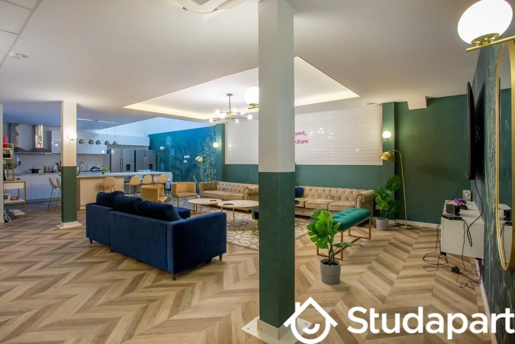 Séjour - Chambre Meublée dans Colocation à La Rochelle