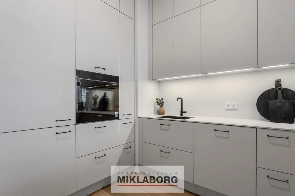 Köök - New Flat with Balcony in Hafnarbraut