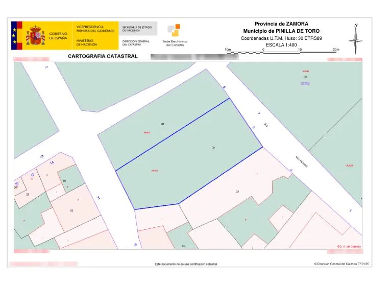 Land Parcel in Pinilla de Toro, Zamora