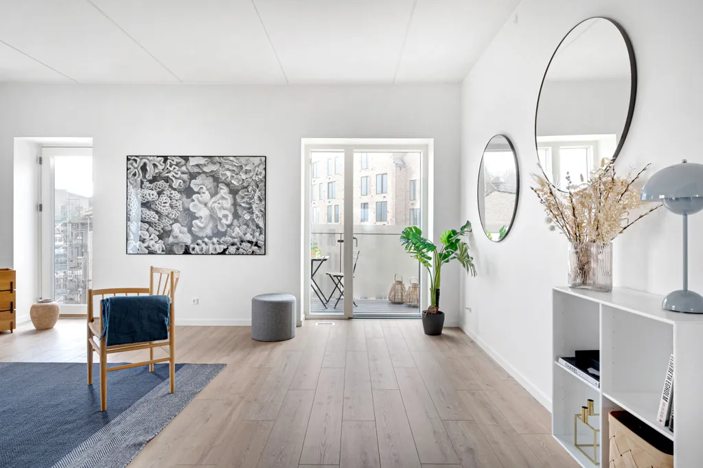 Séjour - Two-Bedroom Flat in Aarhus N