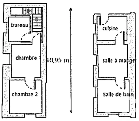 Plaan - Duplex with Outdoor Space in Hautes-Pyrénées