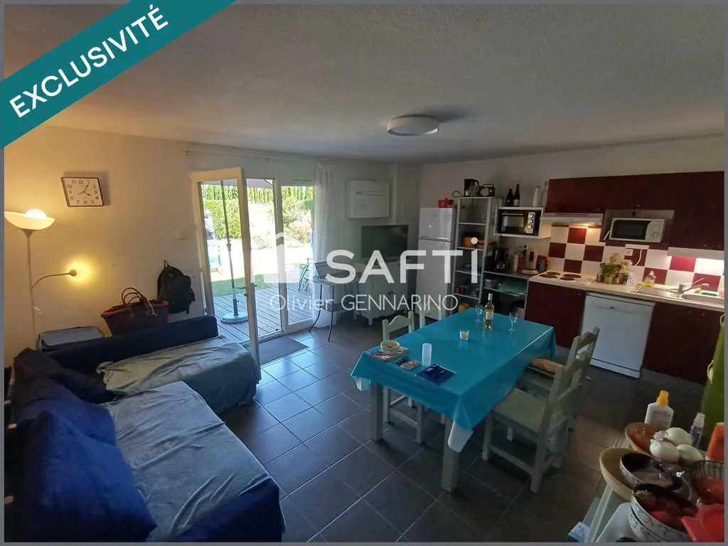 Dining Room - Climatised Bastidon with Pool near Mont-Ventoux