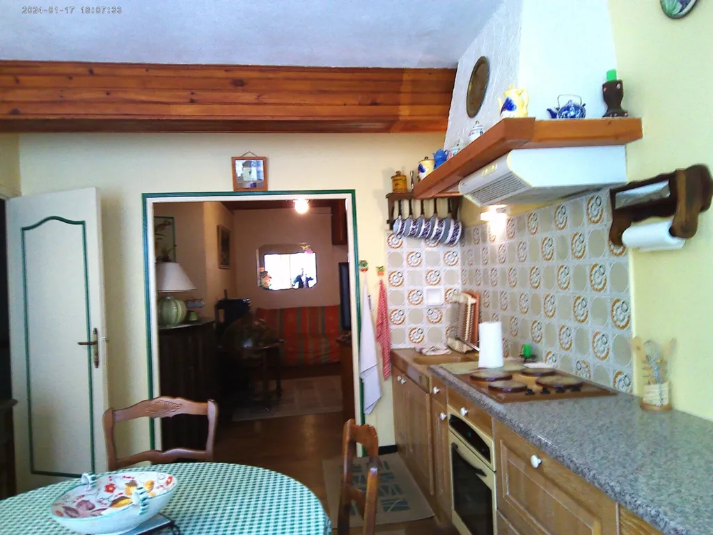 Köök - Charming 3-Piece House with Terrace in Tarascon-sur-Ariège