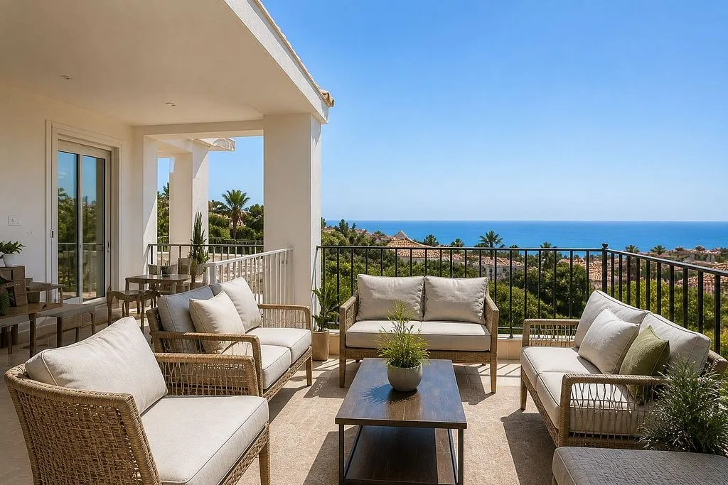 Terrass - Duplex with Pool in Los Naranjos, Marbella