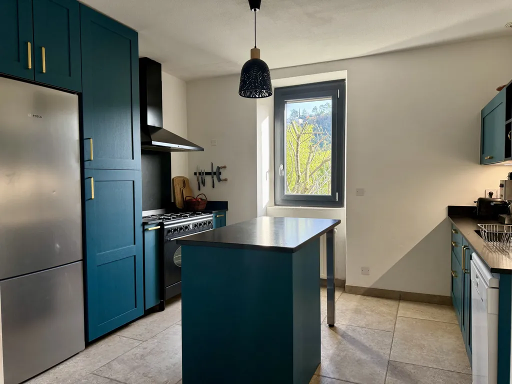 Cucina - Rustic Stone House with Garden in Ucel