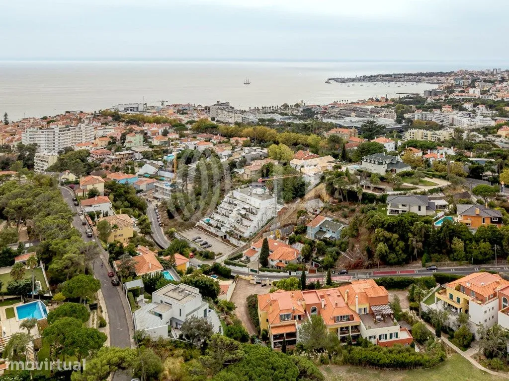 Vue aérienne - Contemporary Villa with Pool in Estoril, Cascais