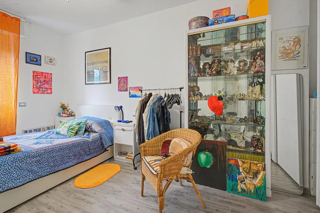Bedrooms - Rear-Accessed Apartment with Parking in Milan