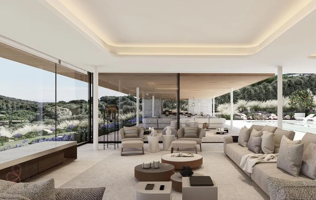 Séjour - Contemporary Villa with Golf View in Sotogrande