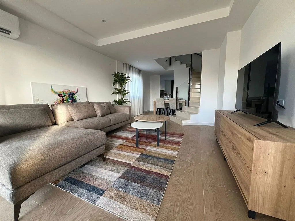 Séjour - Terraced House with Pool in Portman