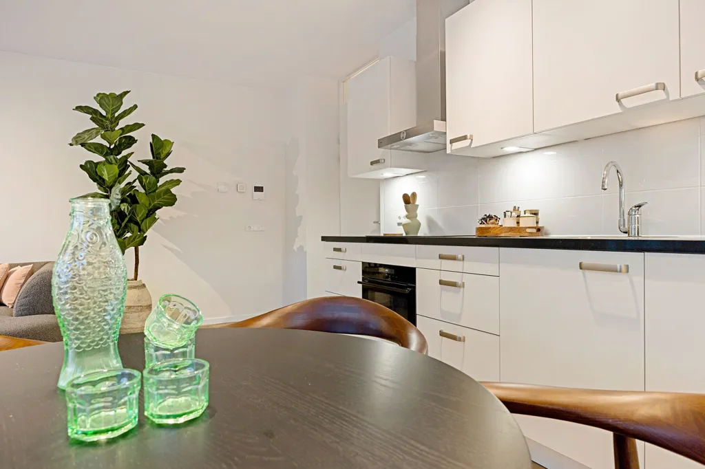 Köök - Type A Apartment with Park View in Ede