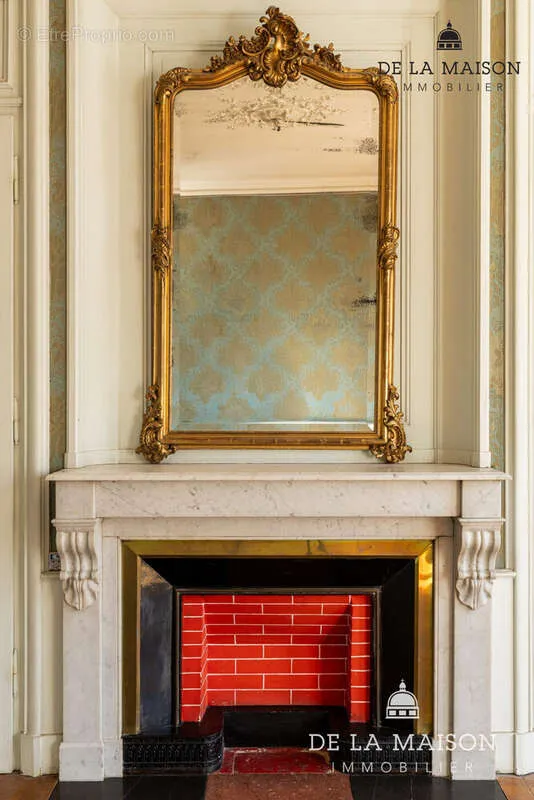 Séjour - Appartement Bourgeois avec Vue sur Toits à Lyon-6e