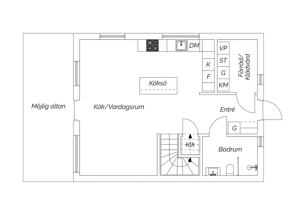 Plan - Modern Parhouse with Terrace in Vega