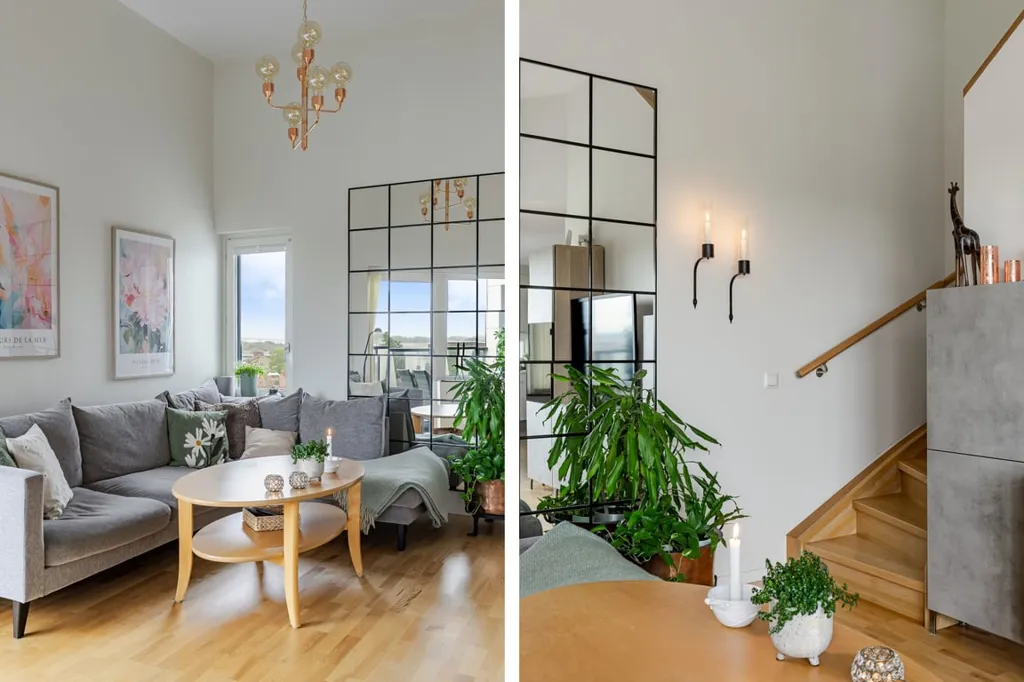Soggiorno - Etagé Flat with Balcony & Rooftop in Kalmar