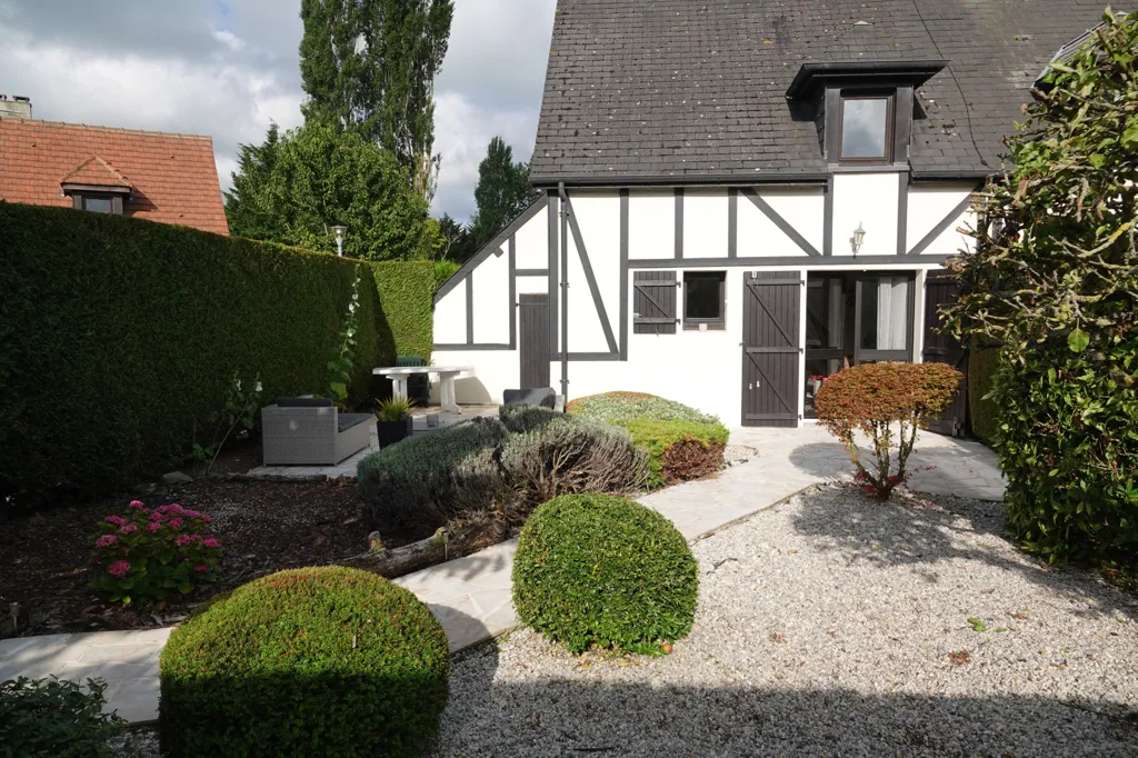 Jardin - Cottage avec Piscine et Tennis à Cabourg