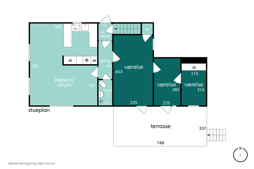 Maison 4 pièces à Hadsten