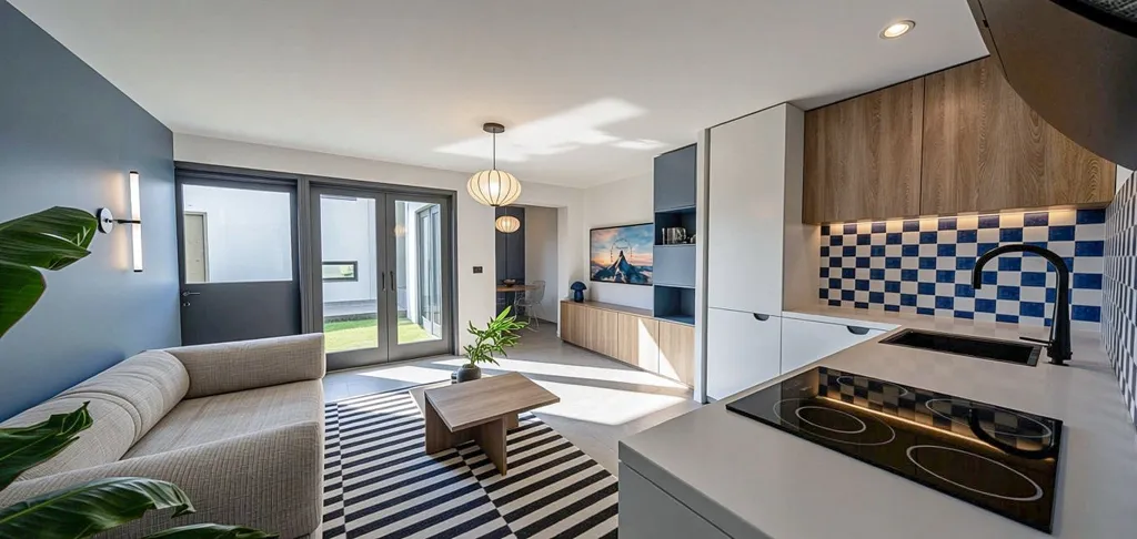 Köök - Duplex Flat with Terrace in Annemasse