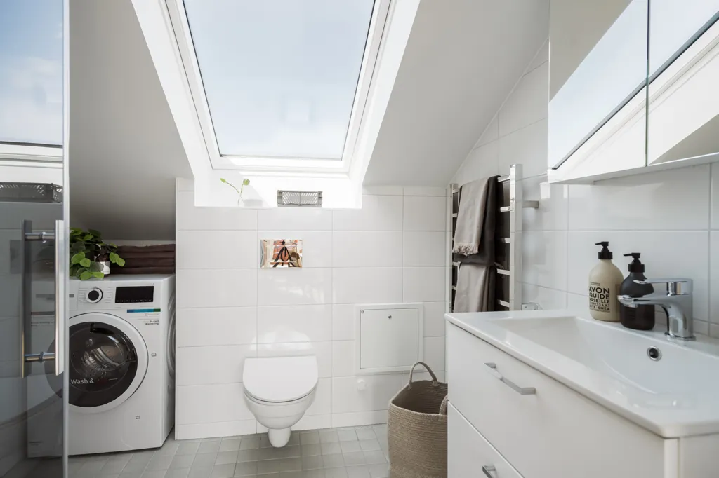 Salles de bain - Loft Apartment with Terrace in Central Göteborg