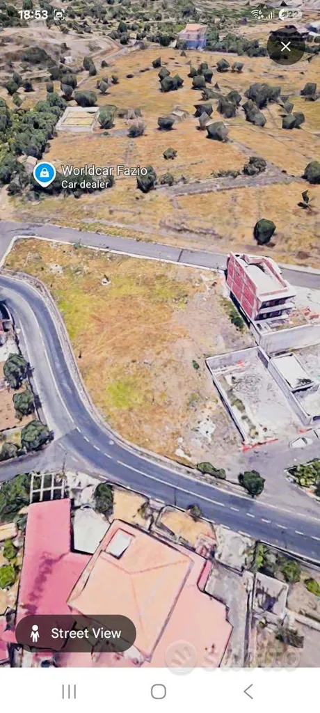 Vista aerea - Buildable Land with Development Potential in Santa Maria di Licodia