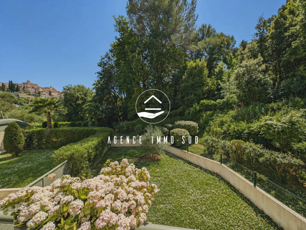 Jardin - Appartement avec Terrasse et Vue Château à Cagnes-Sur-Mer