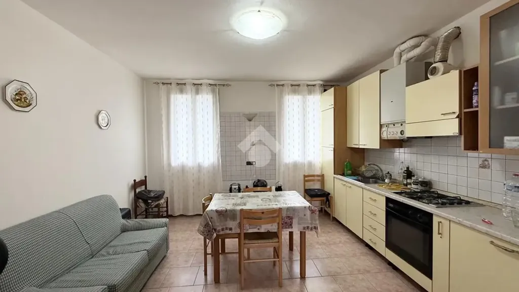 Köök - Three-Bedroom Apartment with Private Terrace in Teolo