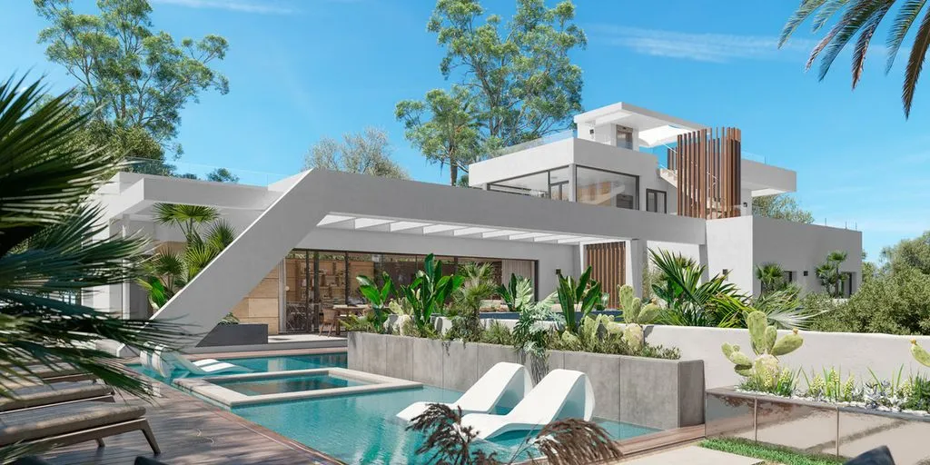 Piscine - Luxury Villa with Infinity Pool in Nueva Andalucía