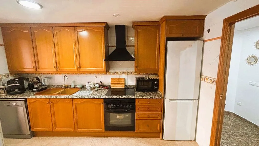 Köök - Apartment with Terrace in Av Valencia, Castellón