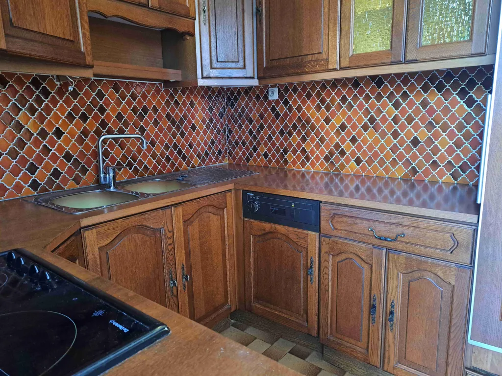 Cuisine - Appartement T3 avec Jardin Commun et Garage à Proximité du Tramway