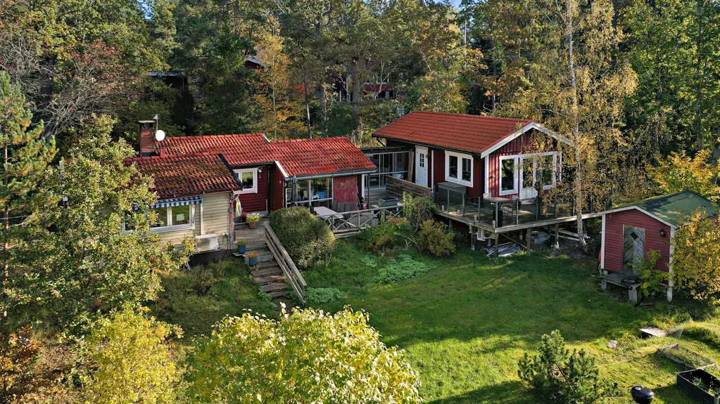 Õhuvaade - Two Houses with Sea View on Saltarö