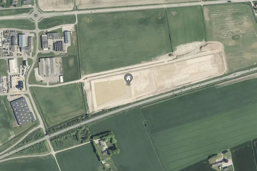 Õhuvaade - Commercial Plot near Assentoft, Accessible from E45