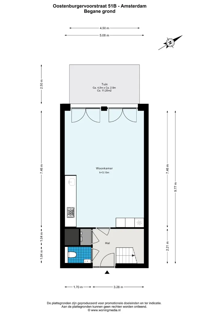 Plan - Maisonette with Garden in Amsterdam